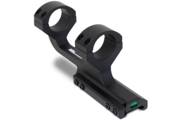 Image of Monstrum Slim Profile Series Offset Picatinny Scope Mount w/Integrated Level, 1 in, Black, ZR251-L-B