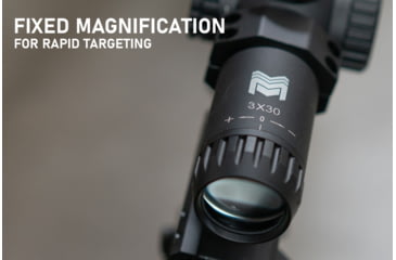 Image of Monstrum Stealth 4x30mm 30mm Tube Fixed Magnification Scope, Black, SG430-B