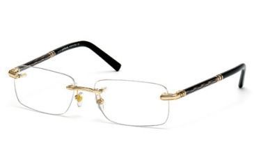 Image of Mont Blanc MB0432 Eyeglass Frames - Shiny Rose Gold Frame Color