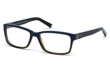 Image of Mont Blanc MB0443 Eyeglass Frames - Blue Frame Color