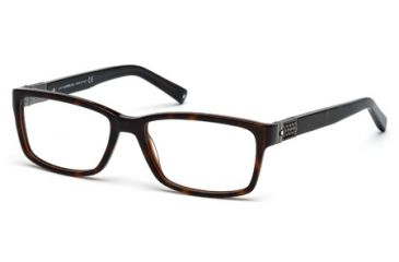 Image of Mont Blanc MB0443 Eyeglass Frames - Havana Frame Color