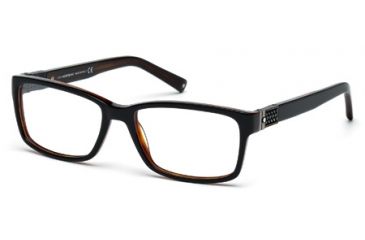 Image of Mont Blanc MB0443 Eyeglass Frames - Shiny Black Frame Color