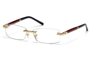 Image of Mont Blanc MB0474 Eyeglass Frames - Shiny Endura Gold Frame Color