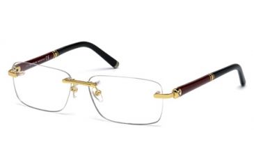 Image of Mont Blanc MB0483 Eyeglass Frames - Shiny Endura Gold Frame Color