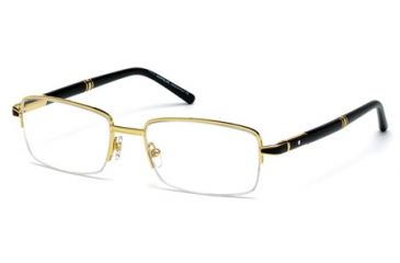 Image of Mont Blanc MB0488 Eyeglass Frames - Shiny Endura Gold Frame Color