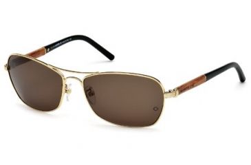 Image of Mont Blanc MB410S Sunglasses - Shiny Rose Gold Frame Color