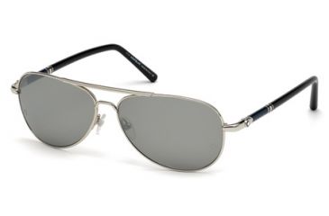 Image of Mont Blanc MB509S Sunglasses - Shiny Palladium Frame Color