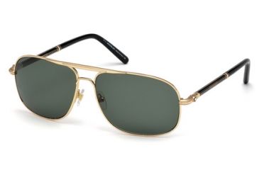 Image of Mont Blanc MB513S Sunglasses - Shiny Endura Gold Frame Color