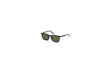 Image of Mont Blanc MB586S Sunglasses - Matte Black Frame Color, Green Lens Color