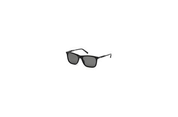 Image of Mont Blanc MB606S Sunglasses - Shiny Black / Smoke Frame Color