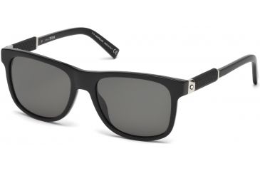 Image of Mont Blanc MB654S Sunglasses - Shiny Black Frame Color