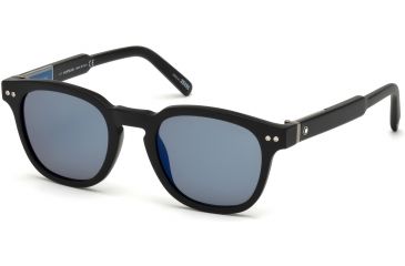Image of Mont Blanc MB693S Sunglasses - Matte Black Frame Color