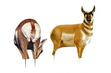 Image of antelope buck and doe combo decoy