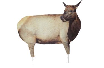 Image of cow elk i decoy, brown