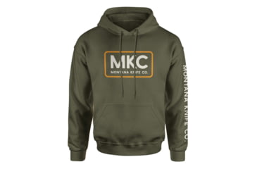 Image of Montana Knife Company MKC LOGO HOODIE - GREEN 068ADF72, XX-LARGE, MKC-001226
