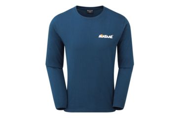 Image of Montane 1993 Long Sleeve T-Shirt - Mens, Narwhal Blue, Large, M19LSNARN07