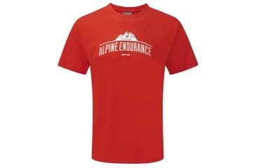 Image of Montane Alpine Endurance Tee - Men's-Flag Red-Small