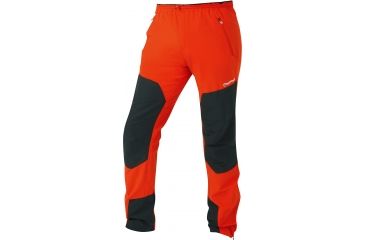 Image of Montane Alpine Stretch Pant - Men's-Firefly Orange-Small-Regular Inseam