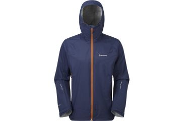 Image of Montane Atomic Jacket - Men's-Antarctic Blue/Tangerine-X-Large