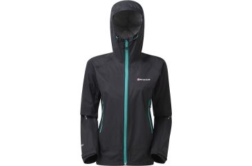 Image of Montane Atomic Jacket - Women's-Black/Siberian Green-8