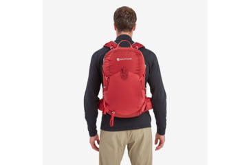 Image of Montane Azote 25L Backpack, Acer Red, Adjustable, PAZ25ACRO15