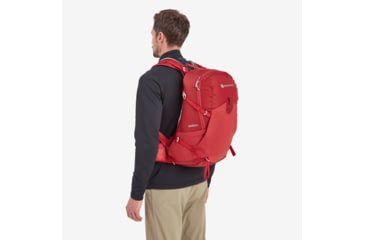 Image of Montane Azote 25L Backpack, Acer Red, Adjustable, PAZ25ACRO15