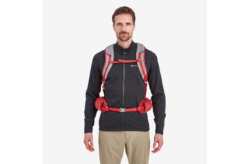 Image of Montane Azote 25L Backpack, Acer Red, Adjustable, PAZ25ACRO15