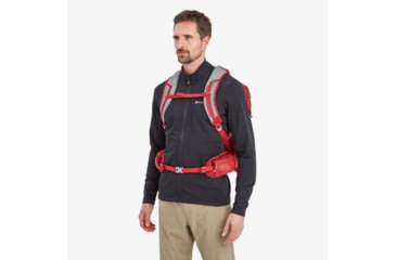 Image of Montane Azote 25L Backpack, Acer Red, Adjustable, PAZ25ACRO15
