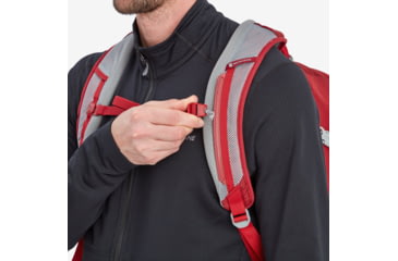 Image of Montane Azote 25L Backpack, Acer Red, Adjustable, PAZ25ACRO15