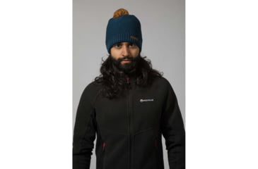Image of Montane Beta Bobble Beanie, Narwhal Blue, One Size, HBEBBNARO08