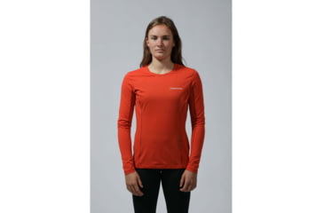 Image of Montane Blade Long Sleeve T-Shirt - Womens, Paprika, Extra Small, FBLLSPAPA09