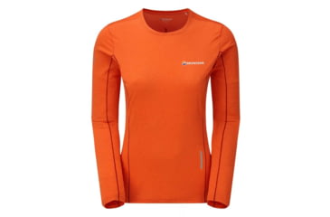 Image of Montane Blade Long Sleeve T-Shirt - Womens, Paprika, Extra Small, FBLLSPAPA09