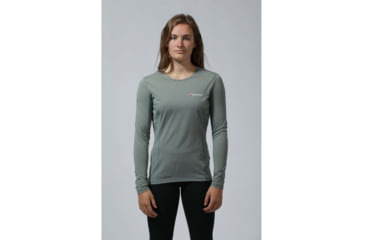 Image of Montane Blade Long Sleeve T-Shirt - Womens, Stratus Grey, Extra Small, FBLLSSTRA09