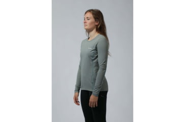 Image of Montane Blade Long Sleeve T-Shirt - Womens, Stratus Grey, Extra Small, FBLLSSTRA09