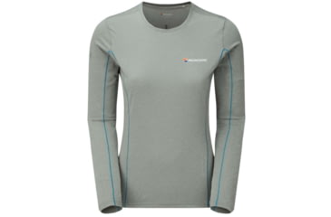 Image of Montane Blade Long Sleeve T-Shirt - Womens, Stratus Grey, Extra Small, FBLLSSTRA09
