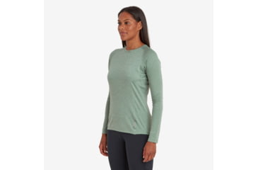 Image of Montane Dart Long Sleeve T-Shirt - Womens, Pale Sage, Extra Large, FDRLSSAGX14