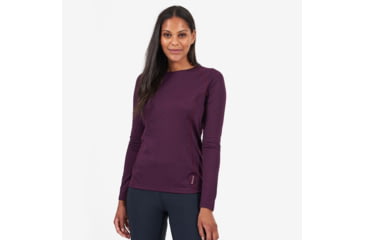 Image of Montane Dart Long Sleeve T-Shirt - Womens, Saskatoon Berry, Large, FDRLSSASN12