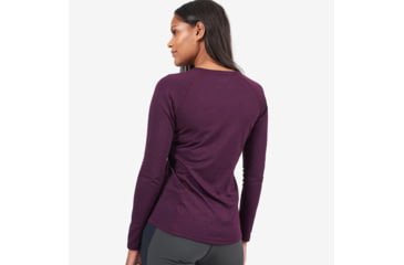 Image of Montane Dart Long Sleeve T-Shirt - Womens, Saskatoon Berry, Large, FDRLSSASN12