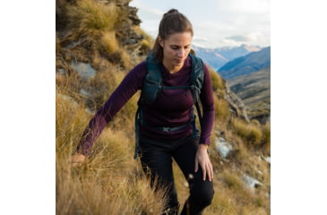 Image of Montane Dart Long Sleeve T-Shirt - Womens, Saskatoon Berry, Large, FDRLSSASN12