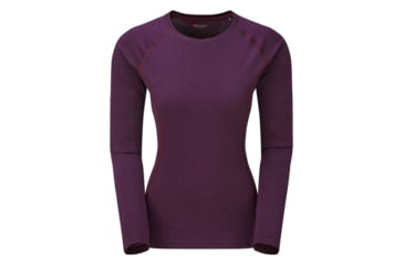 Image of Montane Dart Long Sleeve T-Shirt - Womens, Saskatoon Berry, Large, FDRLSSASN12