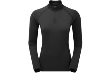 Image of Montane Dart Thermo Zip Neck - Womens, Black, Medium, FDTZNBLAM12