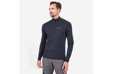 Image of Montane Dart Zip Neck - Mens, Black, 2XL, MDRZNBLAZ12