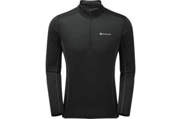 Image of Montane Dart Zip Neck - Mens, Black, 2XL, MDRZNBLAZ12