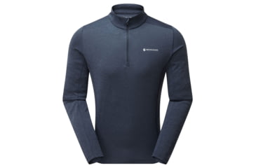 Image of Montane Dart Zip Neck - Mens, Eclipse Blue, Large, MDRZNECLN14