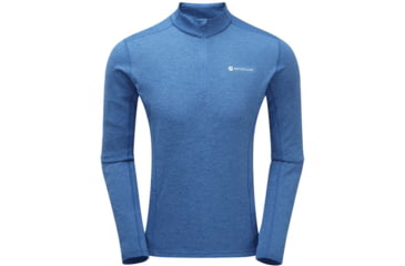 Image of Montane Dart Zip Neck - Mens, Electric Blue, Small, MDRZNELEB12