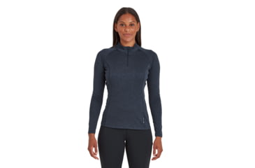Image of Montane Dart Zip Neck - Womens, Eclipse Blue, Medium, FDRZNECLM14