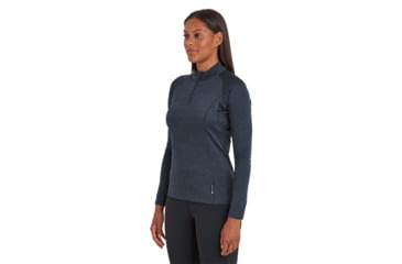 Image of Montane Dart Zip Neck - Womens, Eclipse Blue, Medium, FDRZNECLM14