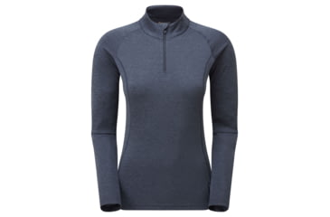 Image of Montane Dart Zip Neck - Womens, Eclipse Blue, Medium, FDRZNECLM14