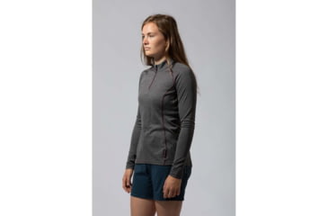 Image of Montane Dart Zip-Neck - Womens, Nordic Grey, Extra Small, FDAZNNOGA09