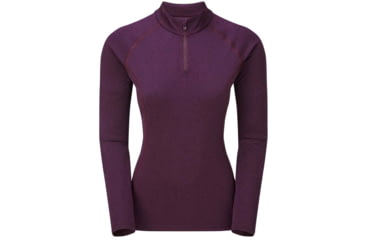 Image of Montane Dart Zip-Neck - Womens, Saskatoon Berry, Large, FDAZNSASN09
